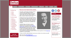 Desktop Screenshot of delius.org.uk